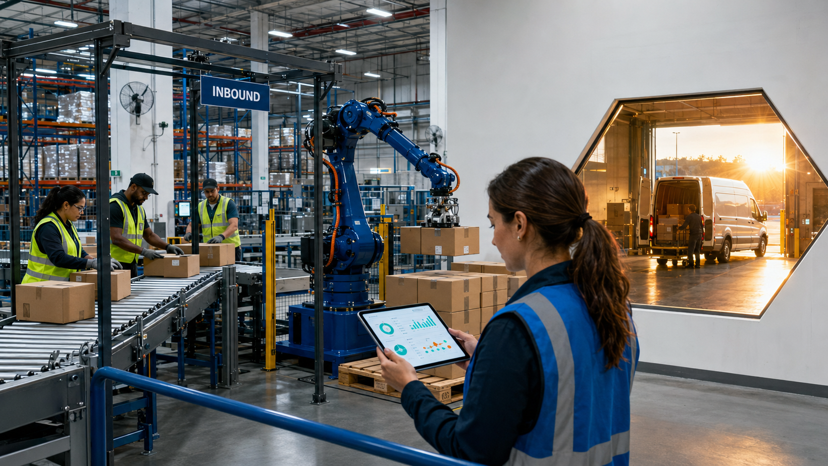 Hệ thống luân chuyển hàng hóa khép kín từ Inbound đến Reverse Logistics Quy trình xử lý hàng hóa chuẩn SOP từ nhập kho, lưu kho đến đóng gói và hàng hoàn